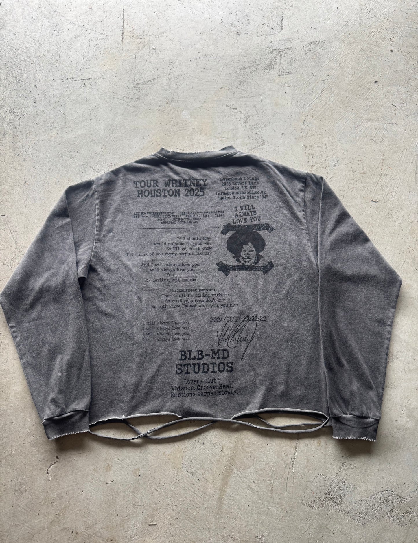 Whitney Houston Tour Long Sleeve